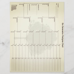Zes generaties oud papier bekijken