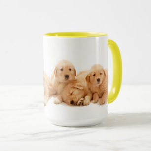 Zes Golden Retriever Puppies Mok