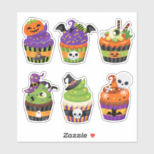 Zes halloween cupcake