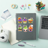 Zes halloween cupcake sticker (iPad Cover)
