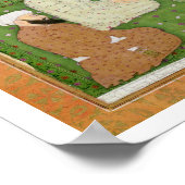 Zes heilige moslimmannen op een tuinterrein, voor poster (Hoek)