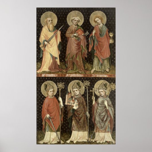 Zes heiligen poster (Voorkant)