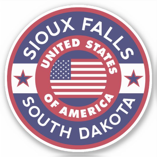 ZES HERFSTEN, South Dakota Sticker (Voorkant)