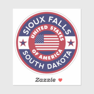 ZES HERFSTEN, South Dakota Sticker