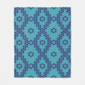 Zes hoeken patroon 2 fleece deken (Voorkant)