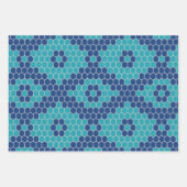 Zes hoeken patroon 2 inpakpapier vel (Voorkant 3)