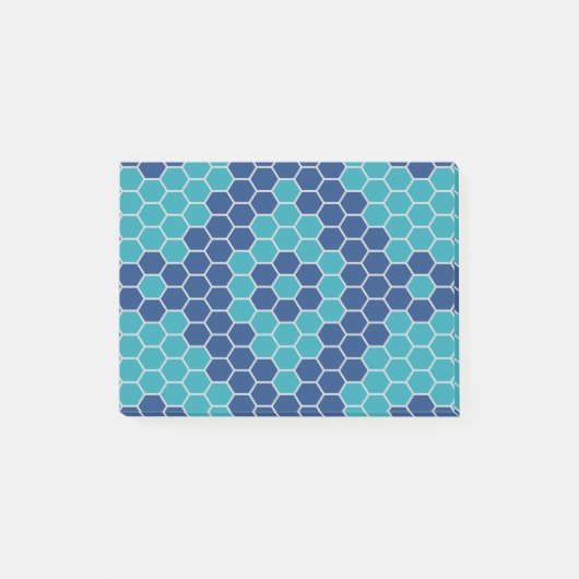 Zes hoeken patroon 2 post-it® notes (Voorkant)