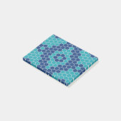 Zes hoeken patroon 2 post-it® notes (Schuin)