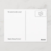 Zes houten schepen briefkaart (Achterkant)