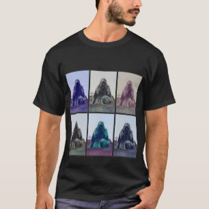 Zes huilende vrouwen zwart t-shirt