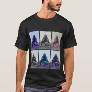 Zes huilende vrouwen zwart t-shirt