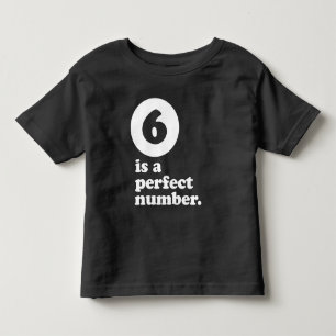 zes is een perfect t-shirt voor verjaardagsdagen