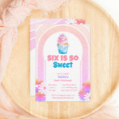 Zes is zo lief cupcake zesde verjaardag kaart