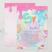 zes is zo'n mooie uitnodiging (Voorkant / Achterkant)