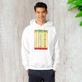 Zes keer tafel Mannen hoodie