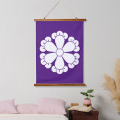 Zes klaveren hangend wandkleed (Slaapkamer)