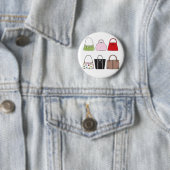 Zes kleine Buttonnen Ronde Button 5,7 Cm (In situ)