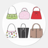 Zes kleine portemonnees Stickers (Voorkant)