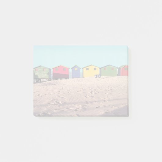 Zes kleurrijke strand | Kaapstad, Zuid-Afrika Post-it® Notes (Voorkant)