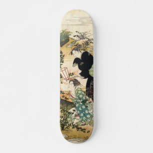Zes kostbare rivieren - dames met het woodblok Kub Persoonlijk Skateboard