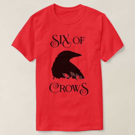 Zes kraaien t-shirt (Design voorkant)