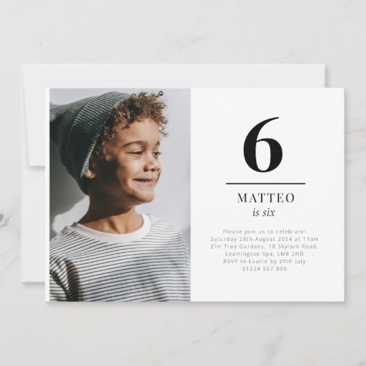 Zes Landschapsfoto Kaart (Voorkant)