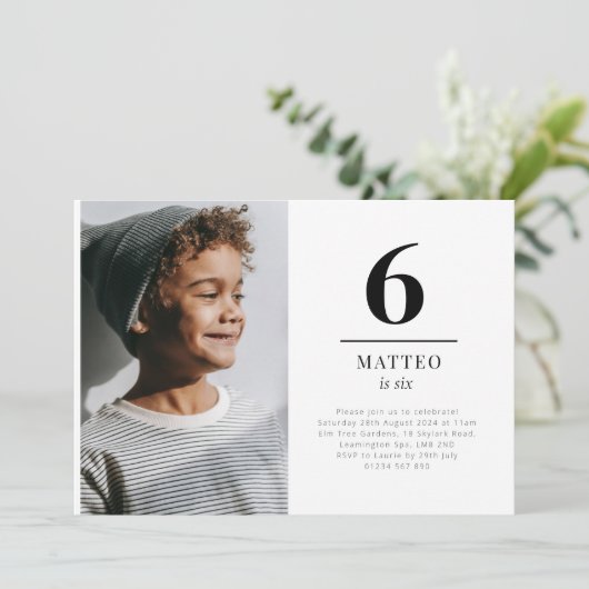 Zes Landschapsfoto Kaart (Staand voorkant)