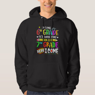 Zes lange 6e graad en vette blik op 7e graad hoodie