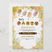 Zes lantaarns uitnodiging (Voorkant)