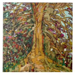 Zes maal zes witte keramische tegel! Prachtig! Tegeltje