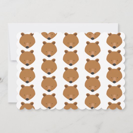 Zes maanden Beer Baby halve verjaardag Kaart (Achterkant)