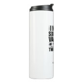 Zes maanden vakantie Dream Thermal Tumblers Thermosbeker (Gedraaid links)