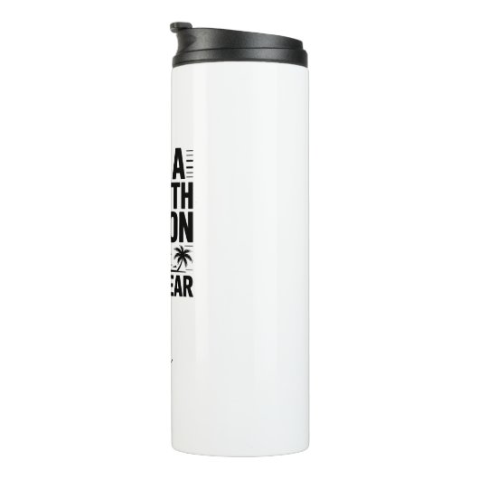 Zes maanden vakantie Dream Thermal Tumblers Thermosbeker (Geroteerd rechts)