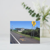 Zes mijl voor Montauk Briefkaart (Staand voorkant)