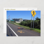 Zes mijl voor Montauk Briefkaart (Voorkant / Achterkant)