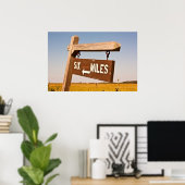 Zes miljoen op Tybee Island, Georgia Poster (Thuiskantoor)