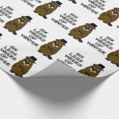 Zes minder weken winter cadeaupapier (Hoek)