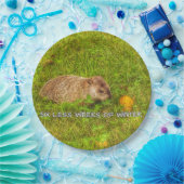 Zes minder weken winterse borden papieren bordje (Feest)