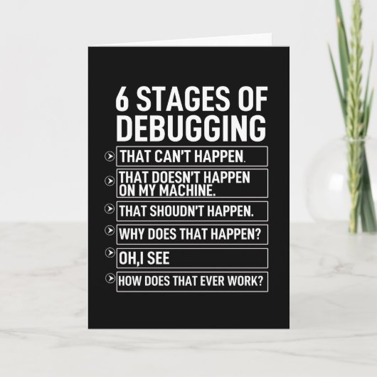 Zes niveaus voor probleemoplossing kaart (Voorkant)