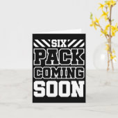 Zes pakket binnenkort verkrijgbaar 1 kaart (Gele Bloem)