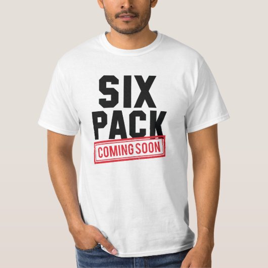 Zes pakket binnenkort verkrijgbaar t-shirt (Voorkant)