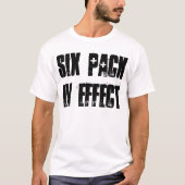 Zes pakket in werking t-shirt (Voorkant)