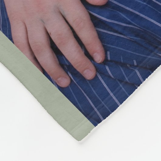 Zes panelen uw foto hier fleece deken (Hoek)