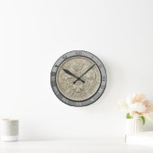 ZES PENCE-COIN RONDE KLOK (Huis)