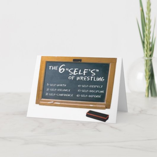 Zes Principes om Te worstelen Kaart (Voorkant)