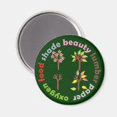 Zes redenen om een boom te Planten Magneet (Voorkant / Achterkant)