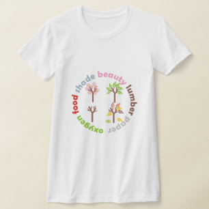Zes redenen om een boom te Planten T-shirt