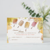 Zes RSVP-kaarten Kaart (Staand voorkant)