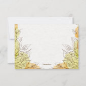 Zes RSVP-kaarten Kaart (Achterkant)