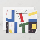 Zes ruimten met kruisingen | Sophie Taeuber-Arp | Briefkaart (Voorkant / Achterkant)